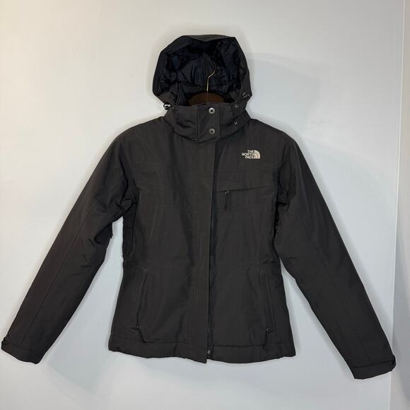 THE NORTH FACE Women's Inlux Insulated Hooded Jacket Hyvent Black Women's S - Picture 1 of 13